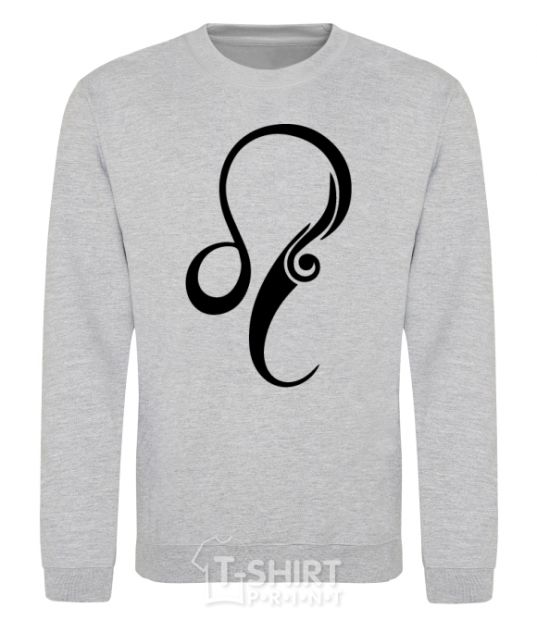 Sweatshirt Lion sign sport-grey фото