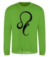 Sweatshirt Lion sign orchid-green фото