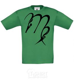 Kids T-shirt Virgo sign orchid-green фото