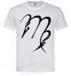 Men's T-Shirt Virgo sign White фото