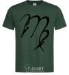 Men's T-Shirt Virgo sign bottle-green фото