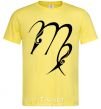 Men's T-Shirt Virgo sign cornsilk фото