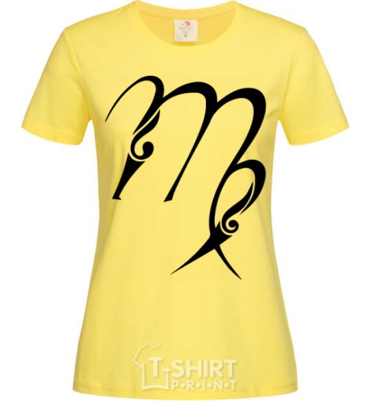 Women's T-shirt Virgo sign cornsilk фото