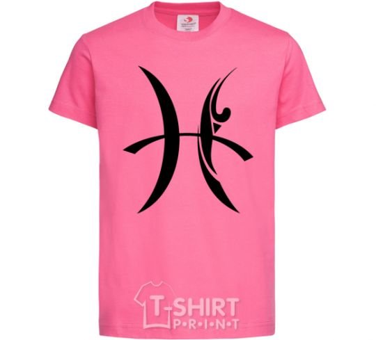 Kids T-shirt Pisces sign heliconia фото