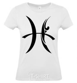 Women's T-shirt pisces colors royal-blue фото