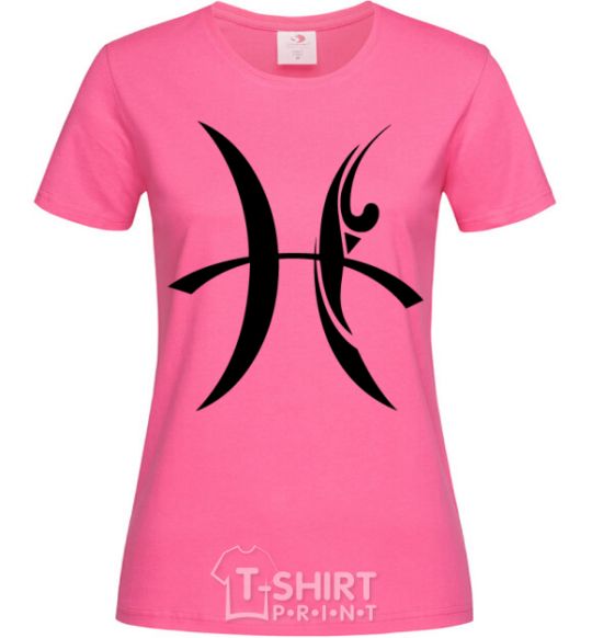 Women's T-shirt Pisces sign heliconia фото