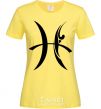 Women's T-shirt Pisces sign cornsilk фото