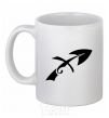 Ceramic mug Sagittarius sign White фото