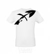 Men's T-Shirt Sagittarius sign White фото