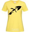 Женская футболка Стрелец знак Лимонный фото