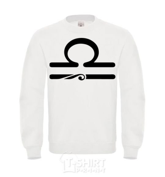 Sweatshirt Libra sign White фото