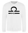 Sweatshirt Libra sign White фото