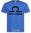 Men's T-Shirt Libra sign royal-blue фото