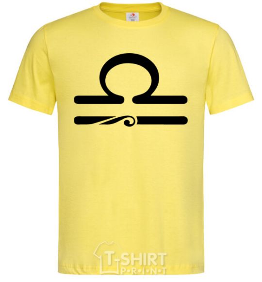 Men's T-Shirt Libra sign cornsilk фото