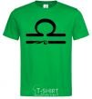 Men's T-Shirt Libra sign kelly-green фото