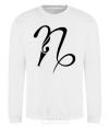 Sweatshirt Capricorn sign White фото