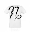 Men's T-Shirt Capricorn sign White фото