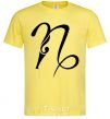Men's T-Shirt Capricorn sign cornsilk фото