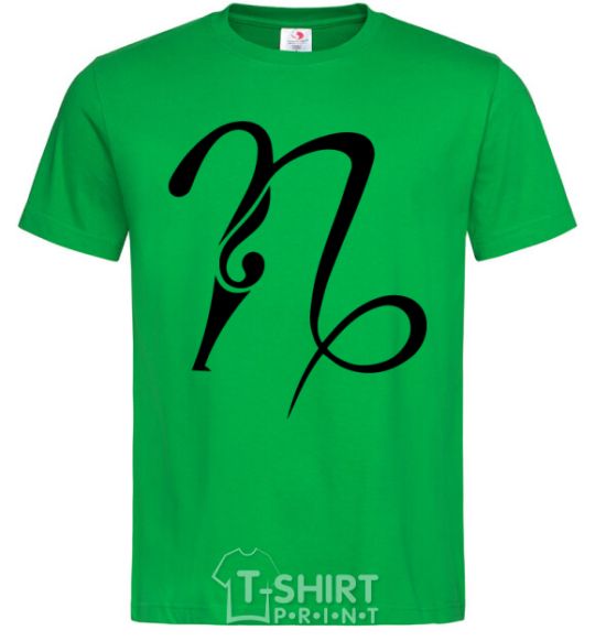 Men's T-Shirt Capricorn sign kelly-green фото