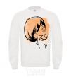 Sweatshirt Aries girl White фото