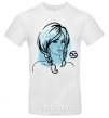 Men's T-Shirt Cancer girl White фото