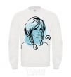 Sweatshirt Cancer girl White фото