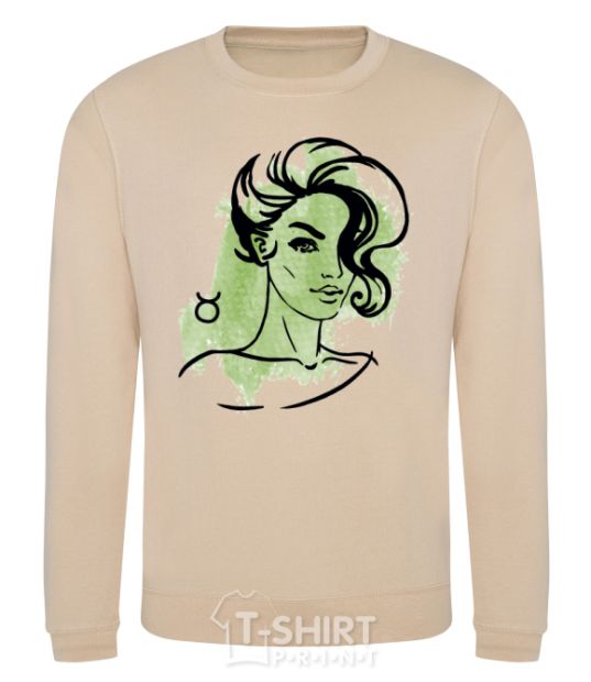 Sweatshirt Taurus girl sand фото