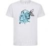 Kids T-shirt Pisces girl White фото