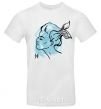 Men's T-Shirt Pisces girl White фото