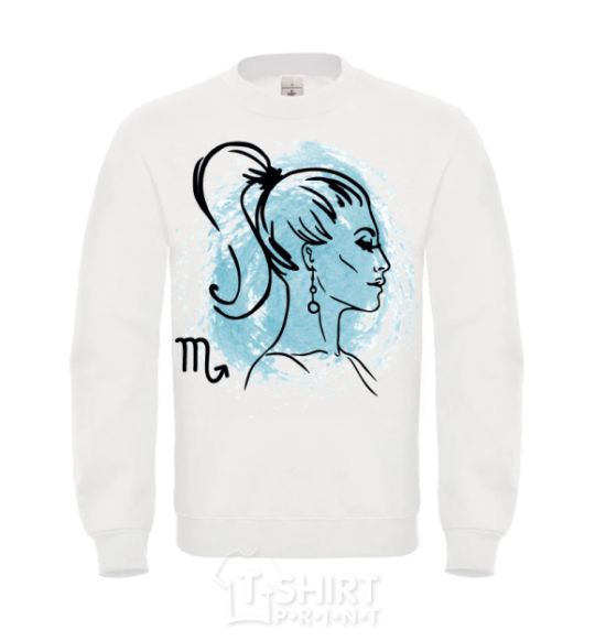 Sweatshirt Scorpio girl White фото