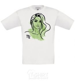 Kids T-shirt Virgo girl White фото