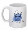 Ceramic mug Libra girl White фото