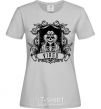 Women's T-shirt Virgo skeleton grey фото