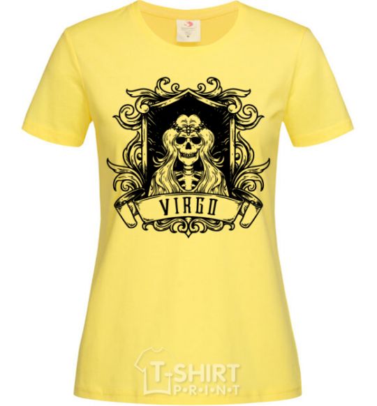 Women's T-shirt Virgo skeleton cornsilk фото