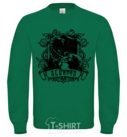 Sweatshirt A scorpion with a skull orchid-green фото