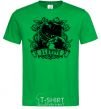 Men's T-Shirt A scorpion with a skull kelly-green фото