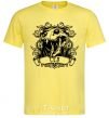 Men's T-Shirt Lion skull cornsilk фото