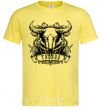 Men's T-Shirt Taurus skull cornsilk фото