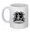 Ceramic mug Sagittarius skeleton White фото