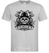 Men's T-Shirt Cancer of the skull grey фото