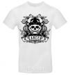 Men's T-Shirt Cancer of the skull White фото