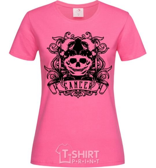 Women's T-shirt Cancer of the skull heliconia фото