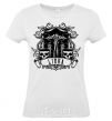 Women's T-shirt Libra skull White фото