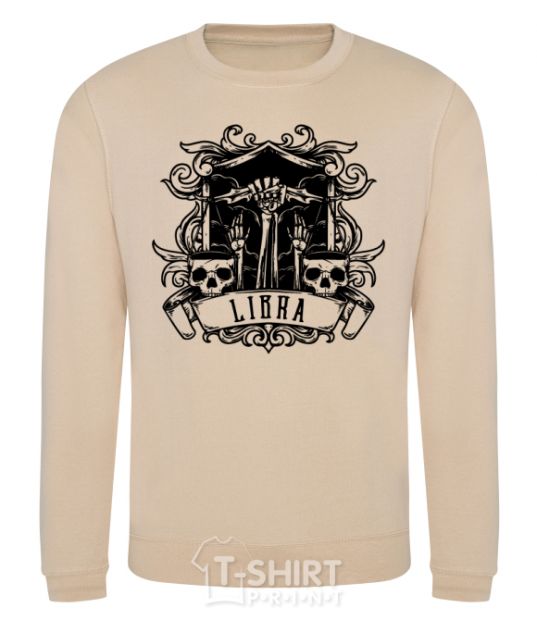 Sweatshirt Libra skull sand фото