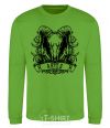 Sweatshirt Aries skull orchid-green фото