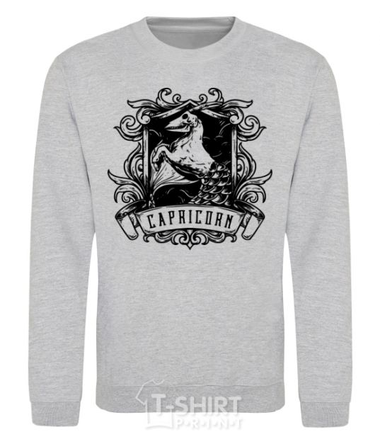 Sweatshirt Capricorn skeleton sport-grey фото