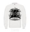 Sweatshirt Fish skeleton White фото