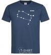 Men's T-Shirt Gemini stars navy-blue фото