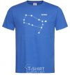 Мужская футболка Gemini stars Ярко-синий фото