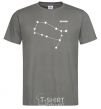 Men's T-Shirt Gemini stars dark-grey фото